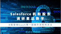 Salesforce机构股东调研麦达数字，A股营销SaaS第一股被外资机构关注